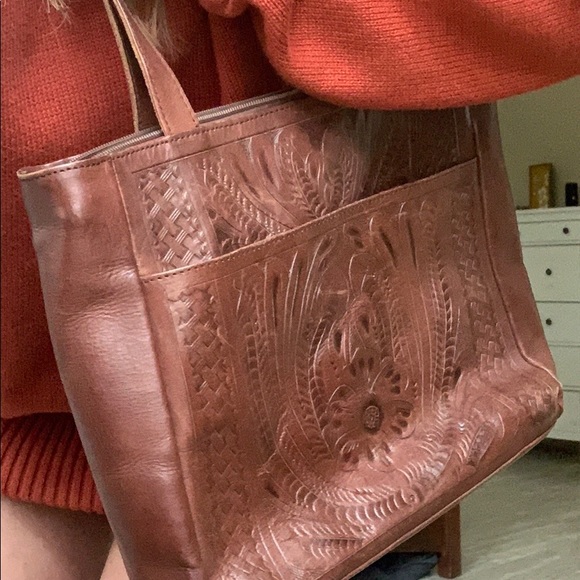 Texan Leather shoulder bag - Picture 3 of 11